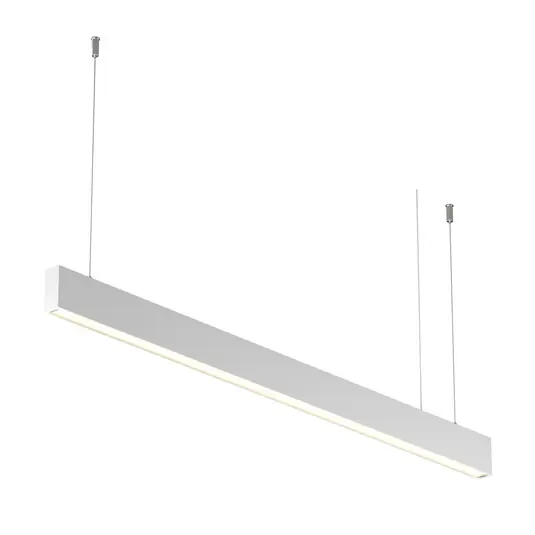 Prezzo Scontato Lampada LED a sospensione Maytoni Basis, bianca, CCT, lunghezza 112,5 cm