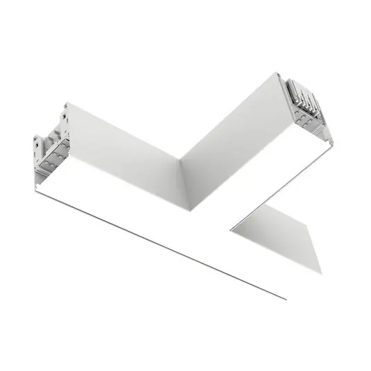 Promozione Modulo angolare SLC LED Click T, CA, collegamento a sinistra, bianco