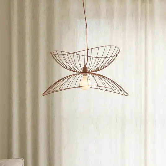 Acquista Ora Globen Lighting Lampada a sospensione RAY, rosa, Ø 70 cm, metallo