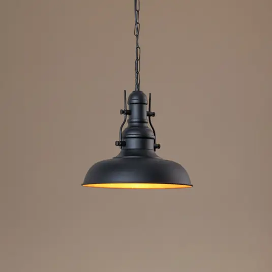 Affare Lampada a sospensione Nota, nera, Ø 31 cm, metallo, E27