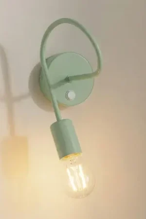 Applique Oxford, verde, metallo, a 1 luce, E27 Sconto