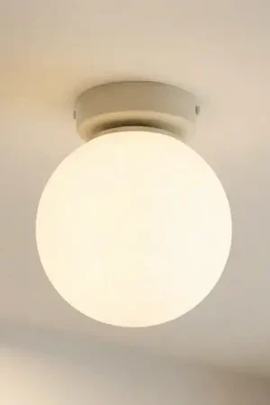 Plafoniera Moonlight, color sabbia, vetro/metallo, a 1 luce Promo Stagionale