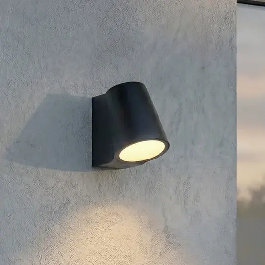 Lindby Applique da esterni LED Illuvia, nero opaco, IP54 Compra Online