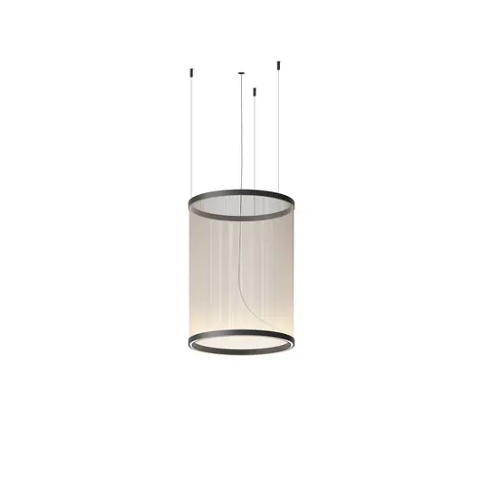 Spedizione Espresso Vibia Lampada LED a sospensione ARRAY beige 73 x 55 cm cilindro 927 dimmerabile