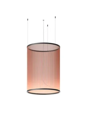 Di Tendenza Vibia Lampada LED a sospensione ARRAY rosso-marrone 113x83 cilindrica 927