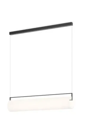 Affare Vibia Lampada LED a sospensione KONTORNO, lunghezza 92 cm, nero, dimmerabile 930