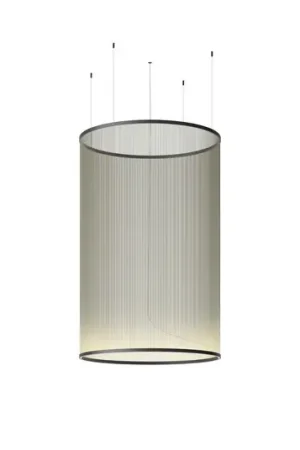 Di Tendenza Vibia Lampada LED a sospensione ARRAY verde 193 x 124 cm cilindro 927