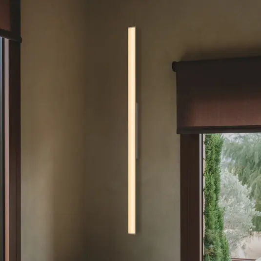 Applique a LED Vibia SPA, lunghezza 121 cm, beige, IP44 2.700 K Soddisfatti O Rimborsati