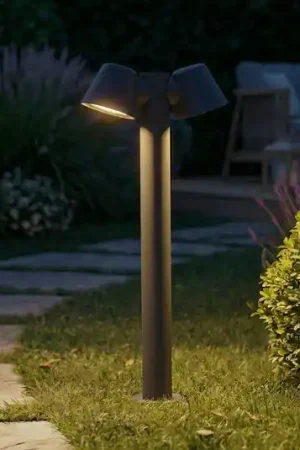 Acquista Ora Lampione Lindby Ileyna, a 2 luci, antracite, 100 cm