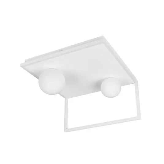 Vendita Finale Plafoniera LED Arola, bianco opaco, larghezza 37 cm, metallo