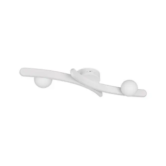 Compra Online Plafoniera LED Napoli, bianco opaco, lunghezza 70 cm, metallo CCT
