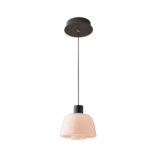 Non Perdere Lampada LED a sospensione Bover Drep S/01, color carne, vetro, 2.700 K