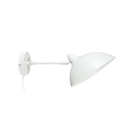 Dyberg Larsen Applique Futura, bianca, 15W, cavo, metallo Promozione