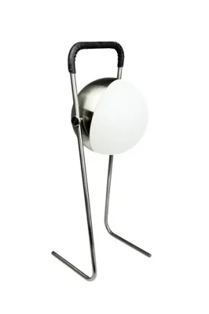 Dyberg Larsen Lampada da tavolo a LED ricaricabile Mova, nera, IP44 Offerta Limitata