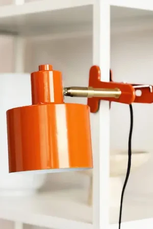 Consegna Rapida Lampada con morsetto Dyberg Larsen Ocean, arancione, E14, metallo