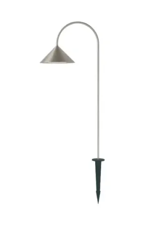 Economico FRANDSEN Lampada LED con picchetto Grasp, acciaio inossidabile, 82 cm, IP44