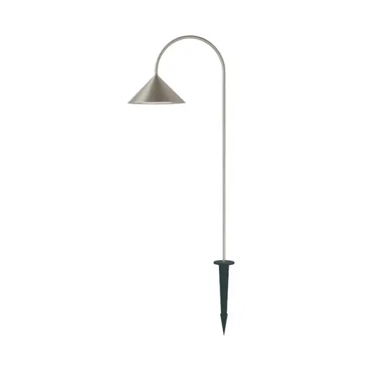 Economico FRANDSEN Lampada LED con picchetto Grasp, acciaio inossidabile, 82 cm, IP44