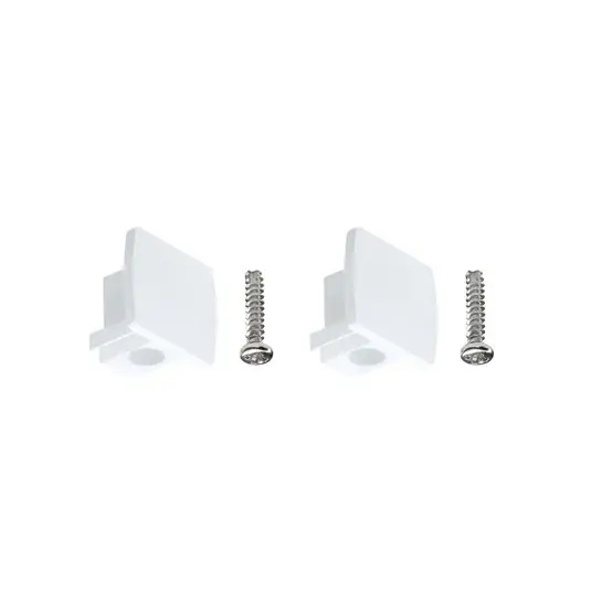 Paulmann URail Tappo terminale, bianco segnale, set da 2, plastica Ultima Occasione