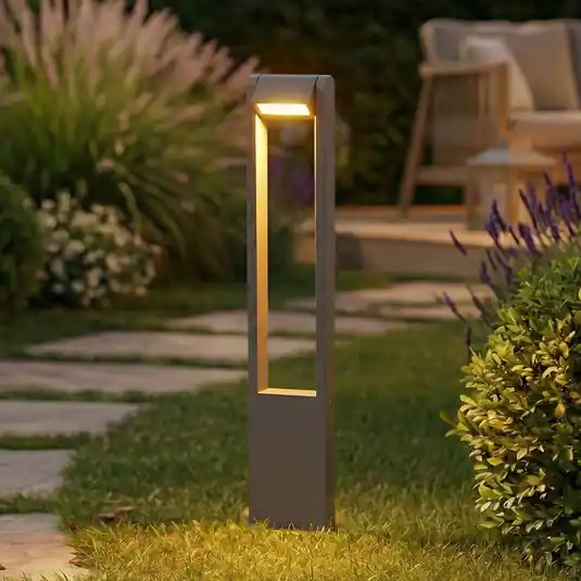 Lindby Lampione a LED Meloni, antracite, 65 cm, IP65 orientabile Solo Oggi