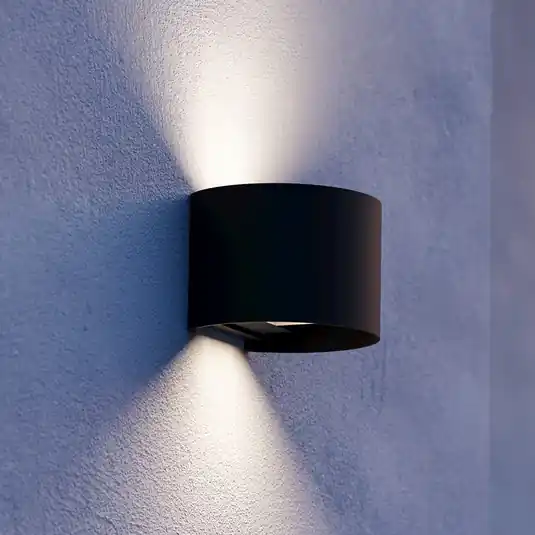 Applique da esterni LED Calpino 3, nera, larghezza 14 cm, a 2 luci Compra Adesso