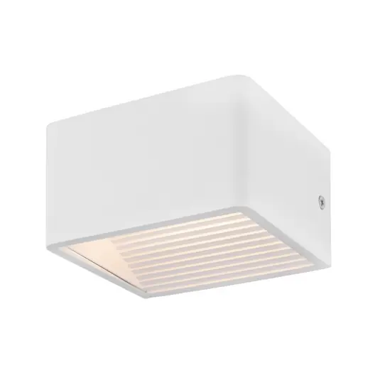 Promo Stagionale Appliance da esterno LED Doninni 1, bianca, larghezza 13 cm, a 2 luci