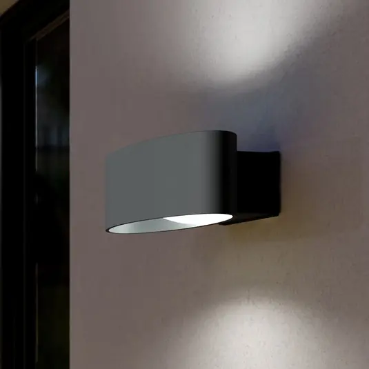 Offerta Speciale Applique da esterni LED Chinoa, antracite, larghezza 27 cm, metallo