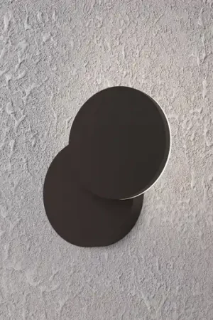 Applique da esterni LED Pedersano, nera, Ø 14 cm, metallo Promozione Esclusiva