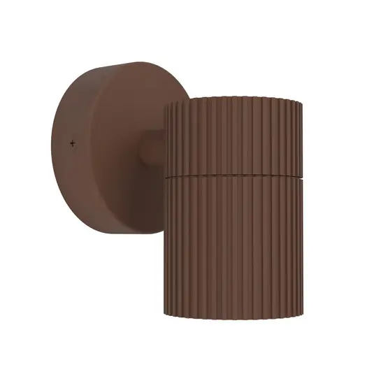 Solo Oggi Applique da esterno Tomelloso, color ruggine, altezza 12 cm, metallo