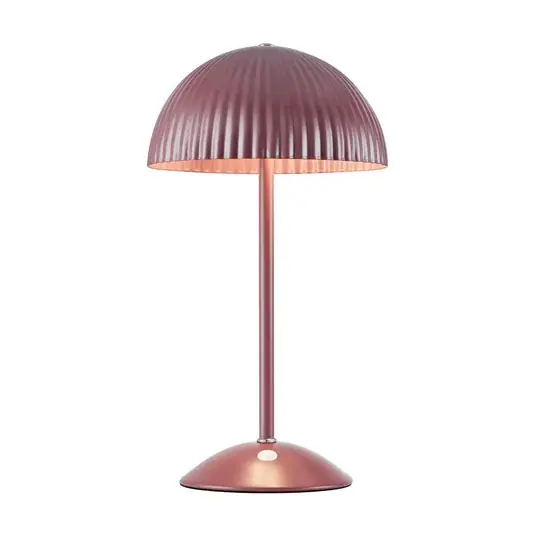 Lampada da tavolo Zin, rossa, ferro, altezza 35,5 cm, G9 Promozione Esclusiva