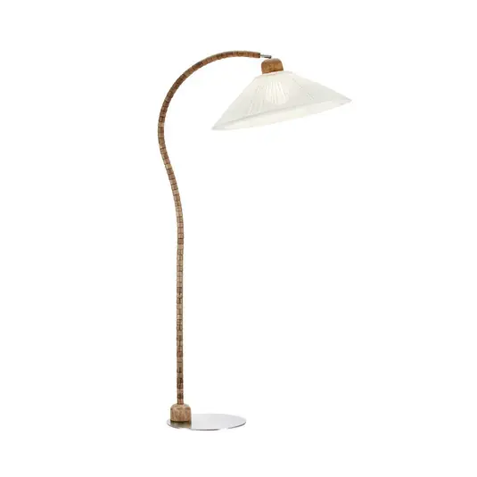 Piantana Esset, marrone/bianco, legno, altezza 150 cm Promozione