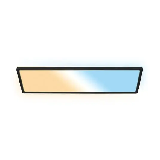 Pannello LED Shallow Remote CCT, 58 x 20 cm, nero, retroilluminazione Nuova Collezione