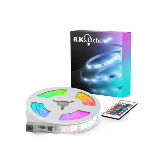 Solo Oggi Striscia LED Lee USB, lunghezza 3 m, RGBW, telecomando