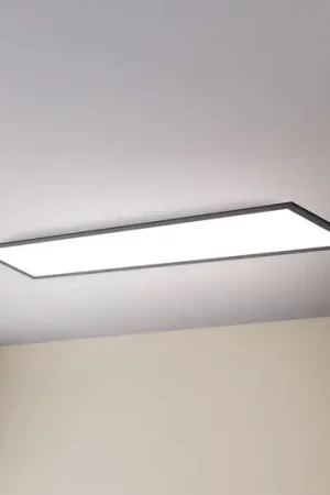 Prezzo Scontato Pannello LED Odin telecomando CCT, 100 x 25 cm, nero