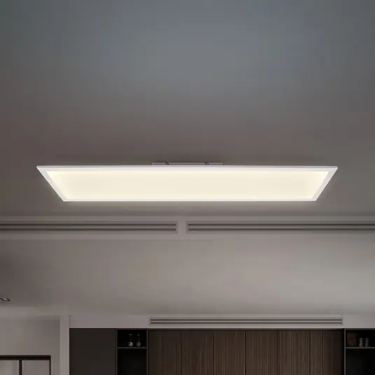 Pannello LED Brian CCT, bianco, 100 x 25 cm, telecomando Consegna Rapida