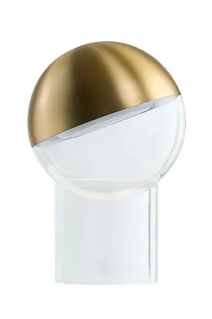 FRANDSEN Lampada LED da tavolo ricaricabile Pila, ottone, 20 cm, dimmerabile Non Perdere