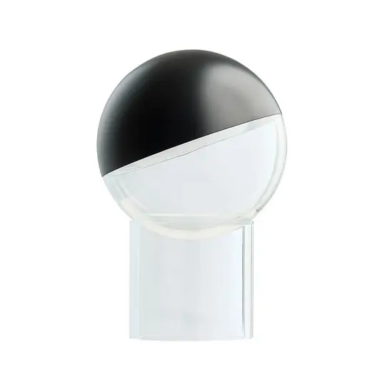 FRANDSEN Lampada LED da tavolo ricaricabile Pila, nera, 20 cm, dimmerabile Non Perdere