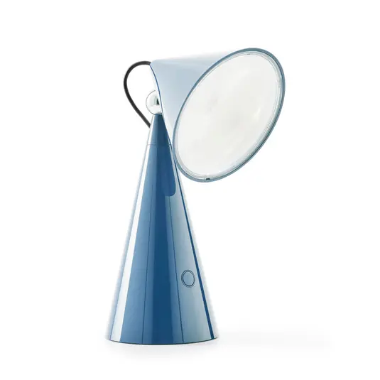Tom Dixon Lampada LED da tavolo ricaricabile POSE, azzurro Altezza 25 cm IP20 Offerta Del Giorno