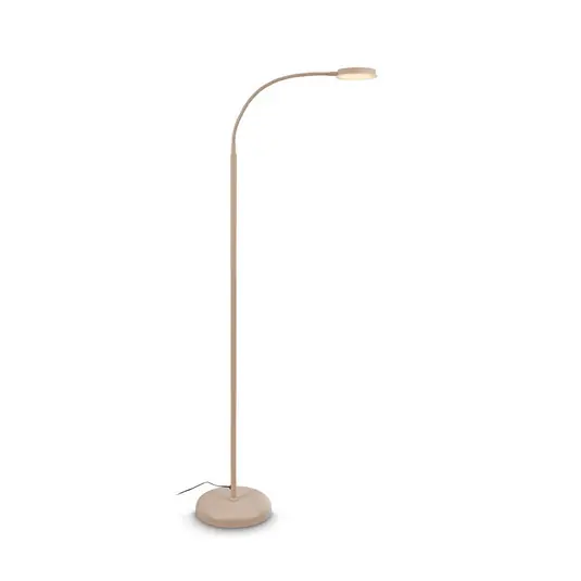 Piantana LED Megg, beige, metallo, 3.000 K, dimmer touch Miglior Prezzo