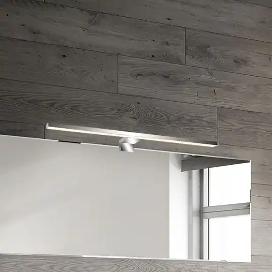 Luce per specchio a LED Dun 2 in 1, cromata, IP44, lunghezza 50 cm Spedito Oggi