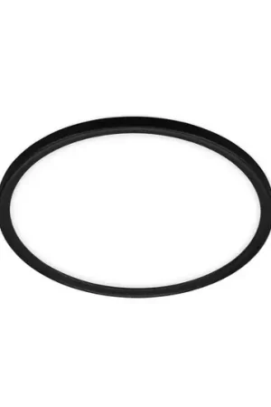 Compra Adesso Plafoniera LED per il bagno Slim Drip, nero, Ø 29 cm, IP44