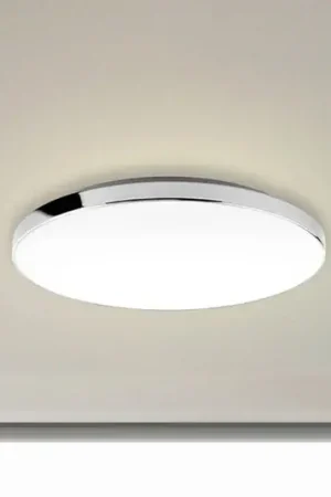 Super Prezzo Plafoniera LED 3351216 cromato/bianco, Ø 35,5 cm, 4.000 K, IP44