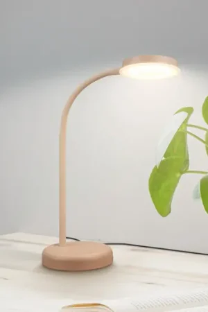 Lampada da tavolo LED Megg, beige, metallo, dimmerabile, 3.000 K Offerta Lampo