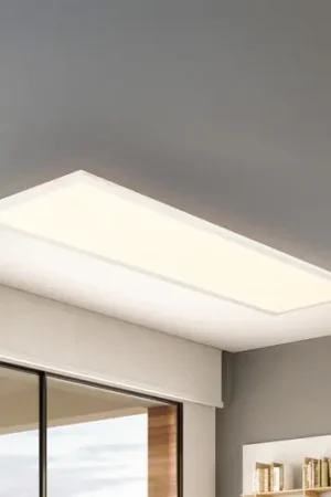 Direttamente Dal Produttore Pannello LED Piatto CCT, IP44, 100 x 25 cm, telecomando, bianco