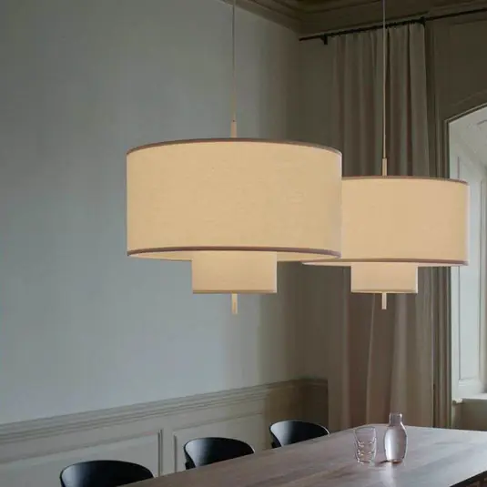 NEW WORKS Lampada a sospensione Margin, Ø 70 cm, bianca, E27 Offerta Speciale