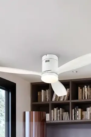 Compra Online Ventilatore da soffitto LED Siroco, bianco, Ø 132 cm, silenzioso, CCT