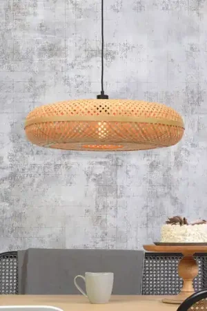 Scelto Dai Clienti GOOD & MOJO Lampada a sospensione Palawan, naturale, Ø 60 cm, bambù, E27