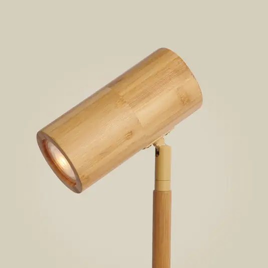 GOOD & MOJO Lampada da terra Java, naturale, bambù, altezza 141 cm, GU10 Quantità Limitata