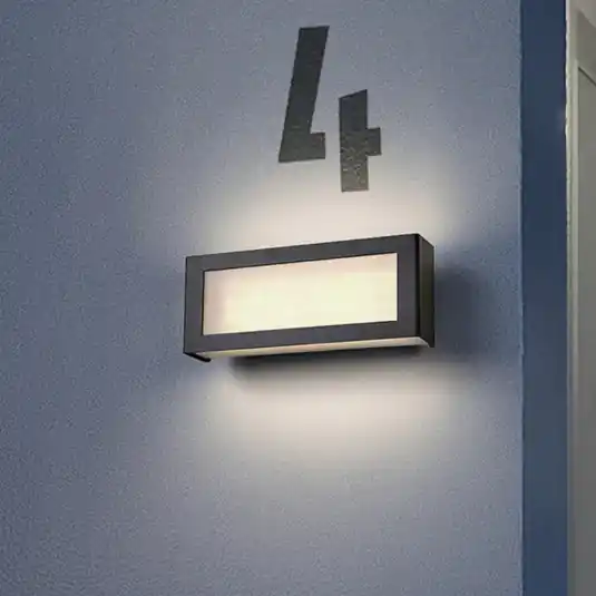 Nuovo Arrivo Applique da esterni LED OSRAM ENDURA STYLE NOVA, grigio scuro, IP54