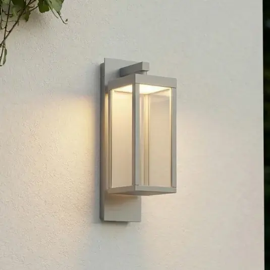 Promozione Applique da esterni LED Lucande Ferdinand, grigio pietra, IP54