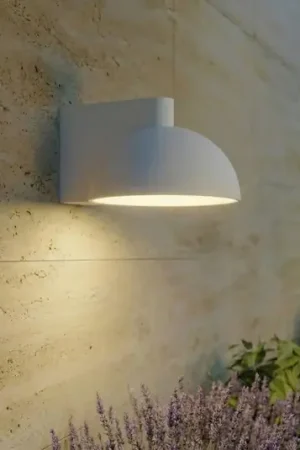 Applicazione da esterno LED Lucande Velira, grigio chiaro, metallo, IP54 Professionale